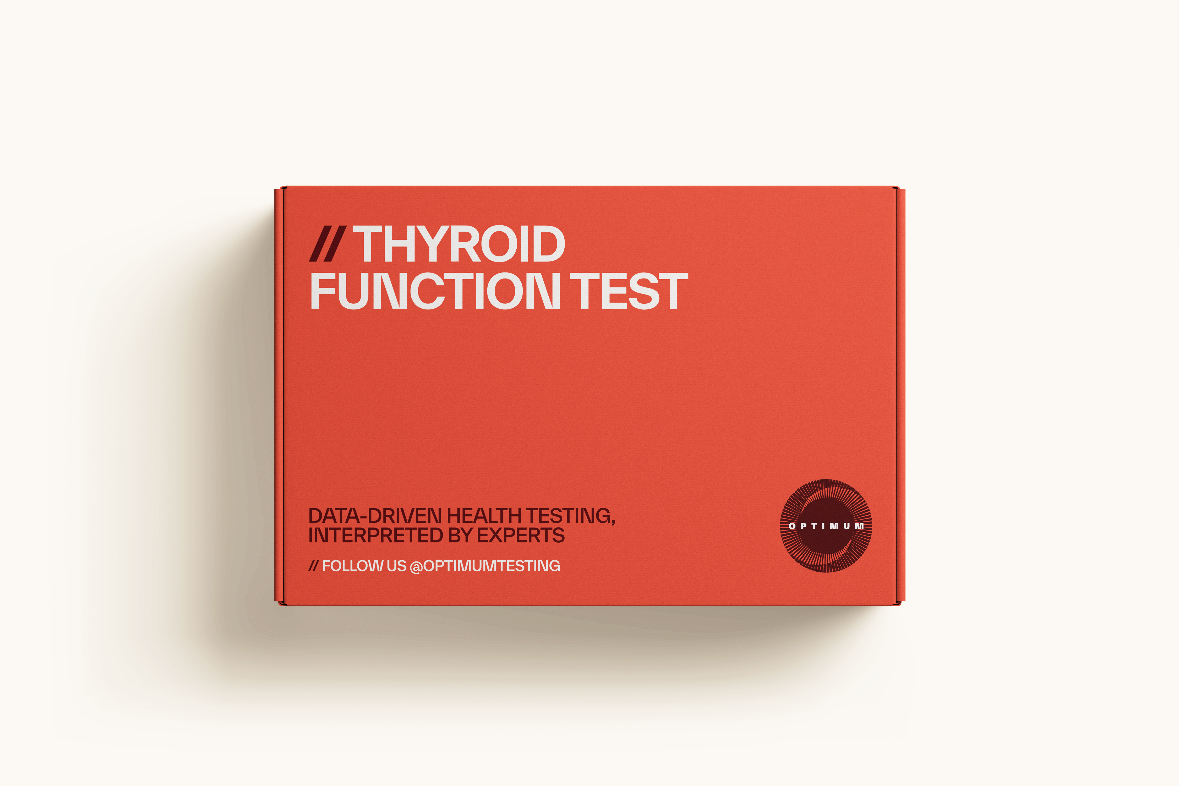 Red box labeled 'Thyroid Function Test' on a white background