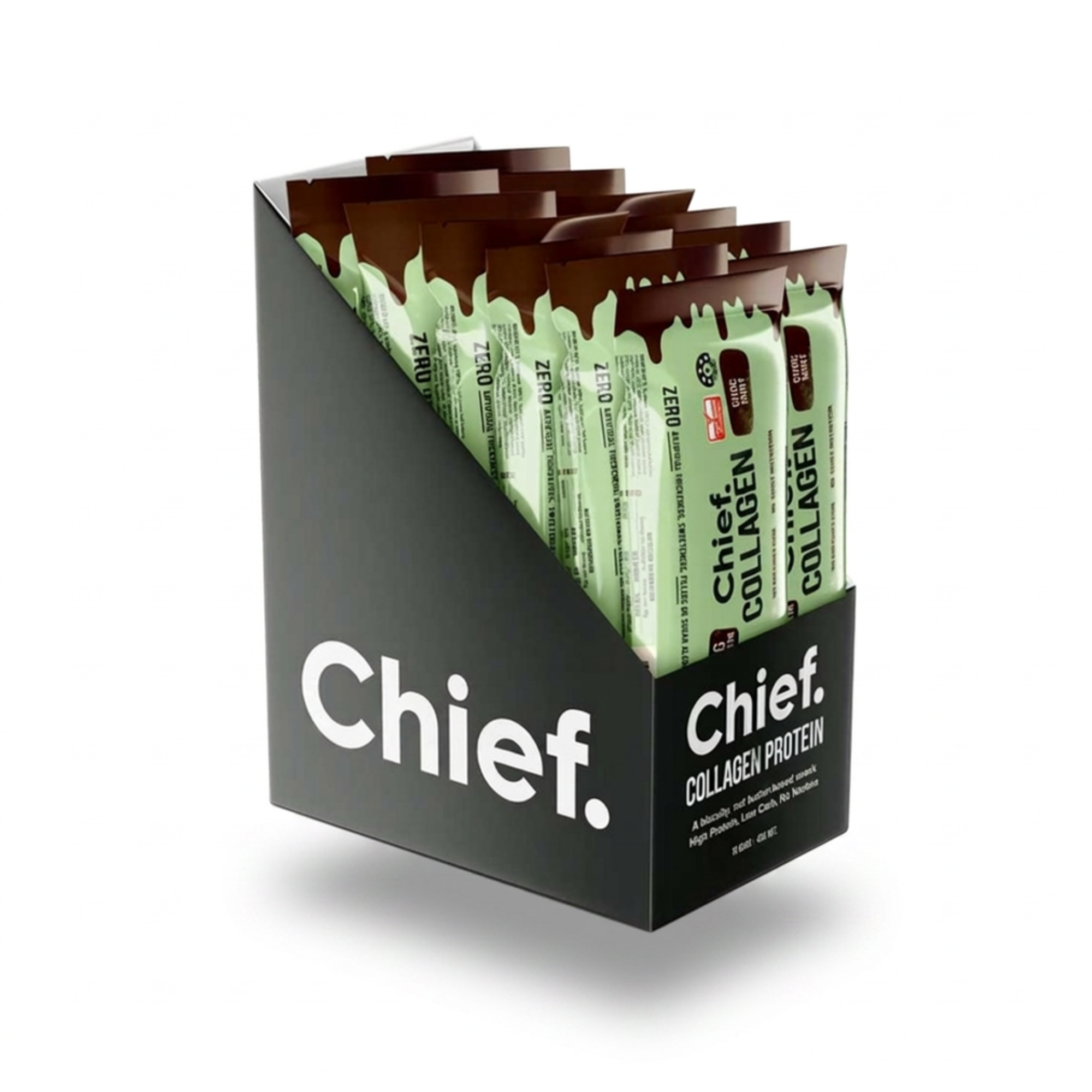 CHIEF COLLAGEN PROTEIN BAR (CHOC MINT)