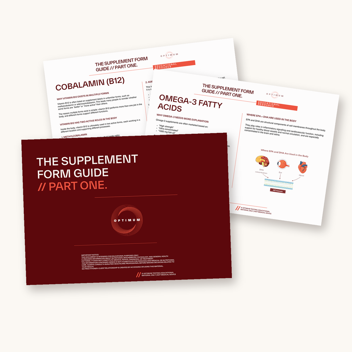 The Supplement Form Guide Part 1 cover