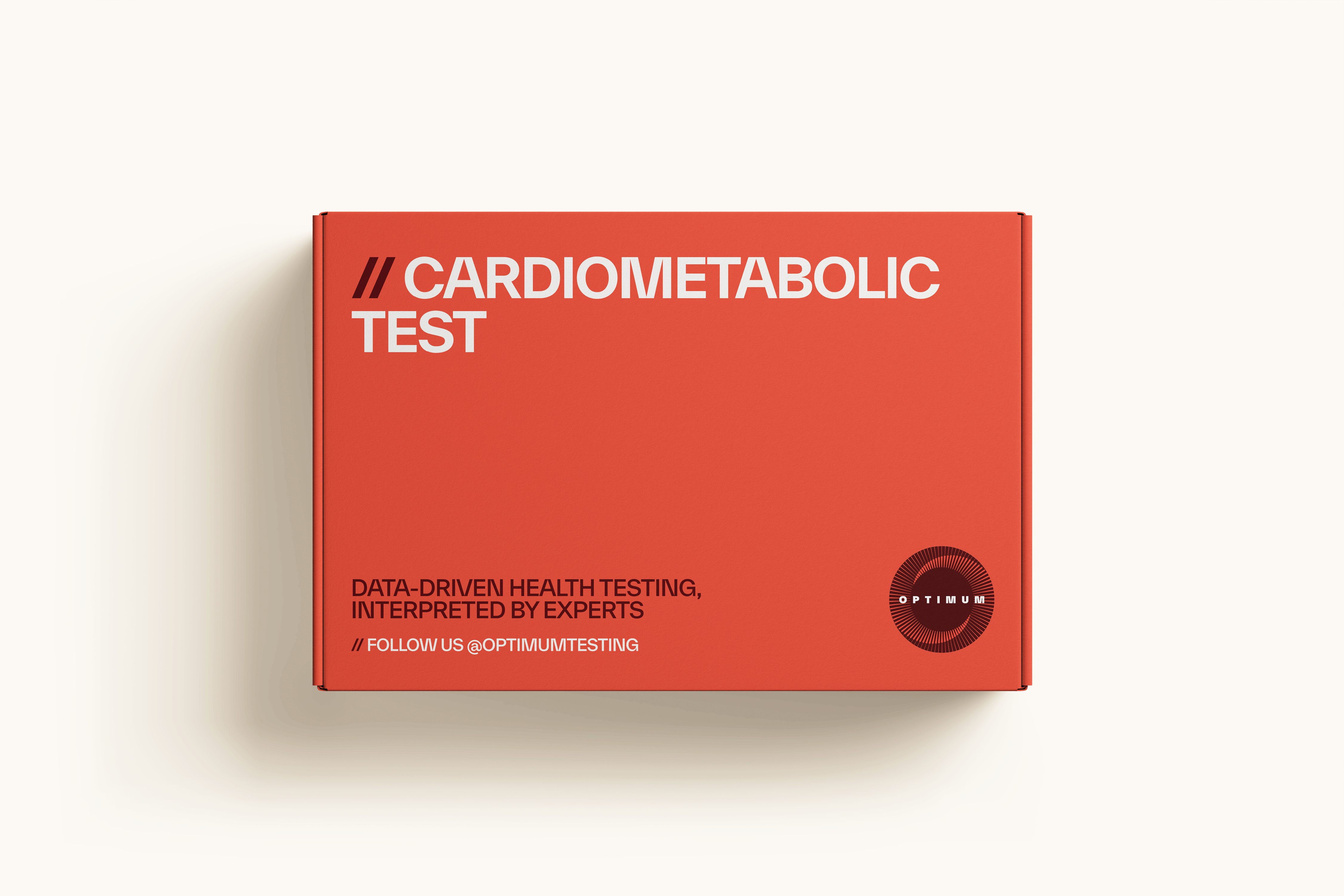 Red box labeled 'Cardiometabolic Test' on a white background