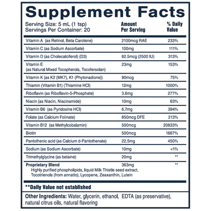 QUICKSILVER SCIENTIFIC ULTRA VITAMIN (100ml)